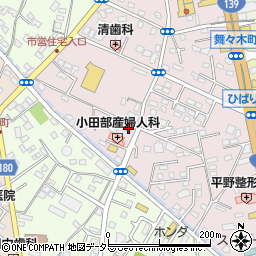 静岡県富士宮市ひばりが丘147周辺の地図