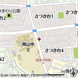 愛知県瀬戸市さつき台4丁目4周辺の地図