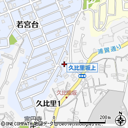 神奈川県横須賀市若宮台3-22周辺の地図