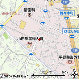 静岡県富士宮市ひばりが丘240周辺の地図