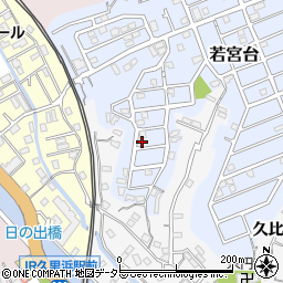 神奈川県横須賀市若宮台25-21周辺の地図