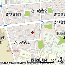 愛知県瀬戸市さつき台4丁目51周辺の地図