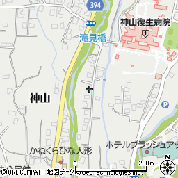 静岡県御殿場市神山745-38周辺の地図