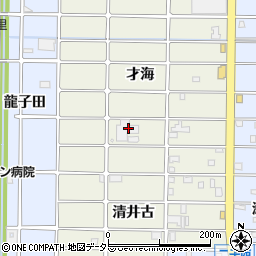 愛知県北名古屋市鹿田才海67周辺の地図