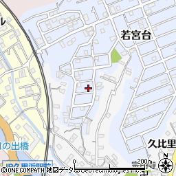 神奈川県横須賀市若宮台25-17周辺の地図