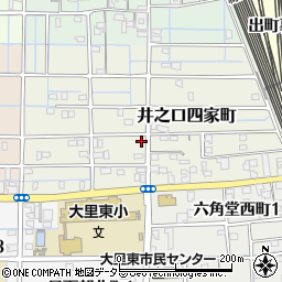 アキタ理容店周辺の地図