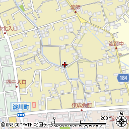 静岡県富士宮市淀師631-1周辺の地図