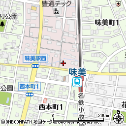 愛知県春日井市味美西本町1535周辺の地図