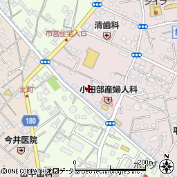 静岡県富士宮市ひばりが丘92周辺の地図