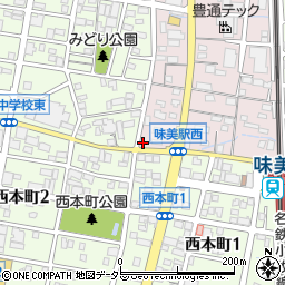 愛知県春日井市味美西本町2653周辺の地図