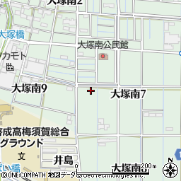 愛知県稲沢市大塚南7丁目28周辺の地図