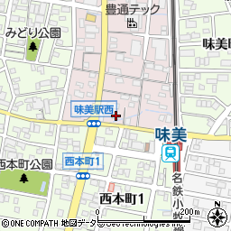 愛知県春日井市味美西本町1543周辺の地図