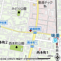 愛知県春日井市味美西本町2678周辺の地図