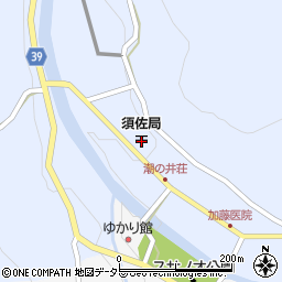 須佐郵便局 ＡＴＭ周辺の地図
