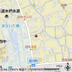 静岡県富士宮市淀師116周辺の地図