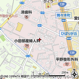 静岡県富士宮市ひばりが丘周辺の地図