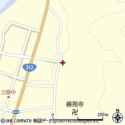 兵庫県朝来市立野556周辺の地図