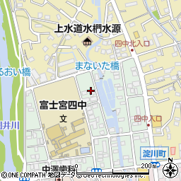 静岡県富士宮市穂波町9-7周辺の地図