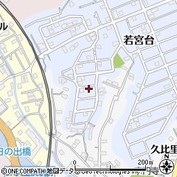 神奈川県横須賀市若宮台25-13周辺の地図