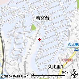 神奈川県横須賀市若宮台21-14周辺の地図