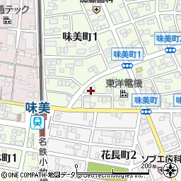 愛知県春日井市味美町1丁目169周辺の地図