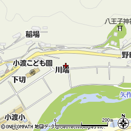 愛知県豊田市下切町川端周辺の地図