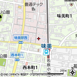 愛知県春日井市味美西本町1538周辺の地図