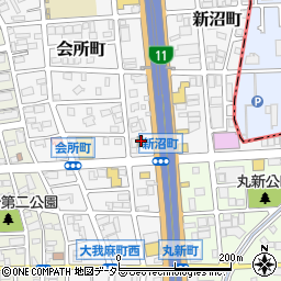 セブンイレブン名古屋会所町店周辺の地図