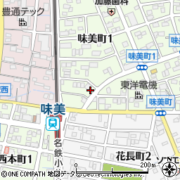 愛知県春日井市味美町1丁目41周辺の地図