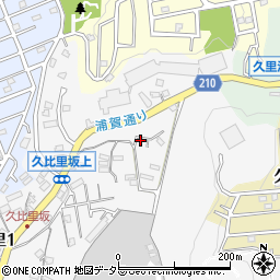 神奈川県横須賀市久比里2丁目20-35周辺の地図