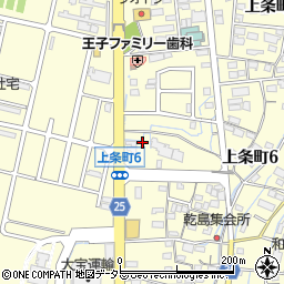 愛知県春日井市上条町6丁目2507周辺の地図