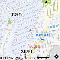 神奈川県横須賀市若宮台4-24周辺の地図