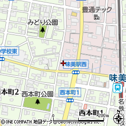 愛知県春日井市味美西本町2654周辺の地図