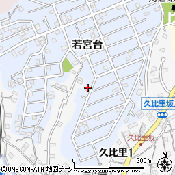 神奈川県横須賀市若宮台21-16周辺の地図