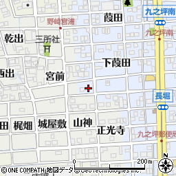 愛知県北名古屋市九之坪下葭田28周辺の地図