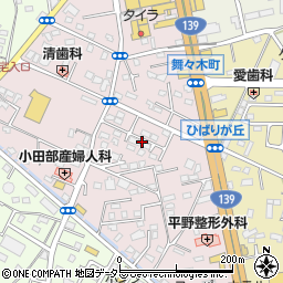 静岡県富士宮市ひばりが丘258周辺の地図