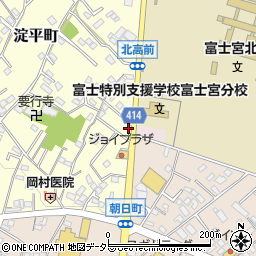 サンコー防災株式会社　富士宮営業所周辺の地図