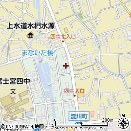 富士宮酵素風呂周辺の地図
