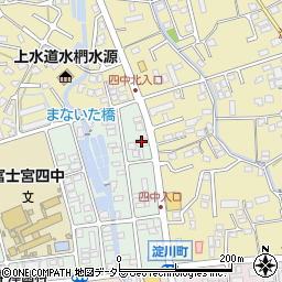 富士宮酵素風呂周辺の地図