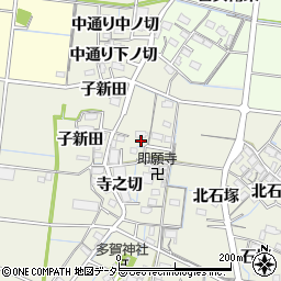 愛知県稲沢市祖父江町島本（寺西北ノ切）周辺の地図