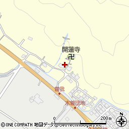 滋賀県犬上郡多賀町木曽411周辺の地図