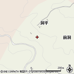 愛知県豊田市石畳町洞平周辺の地図