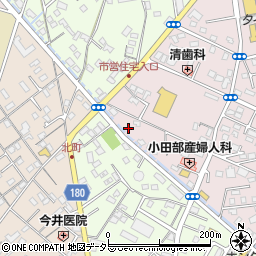 静岡県富士宮市ひばりが丘20周辺の地図