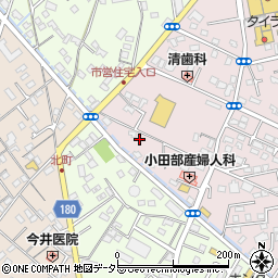 静岡県富士宮市ひばりが丘57周辺の地図