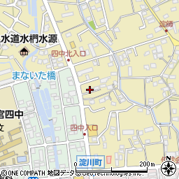 静岡県富士宮市淀師137周辺の地図