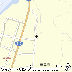 兵庫県朝来市立野576周辺の地図