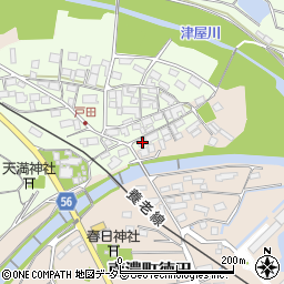 岐阜県海津市南濃町戸田869-2周辺の地図