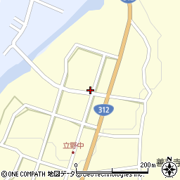 兵庫県朝来市立野642周辺の地図