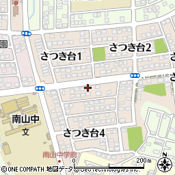 愛知県瀬戸市さつき台4丁目24周辺の地図