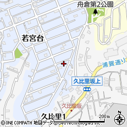 神奈川県横須賀市若宮台4周辺の地図
